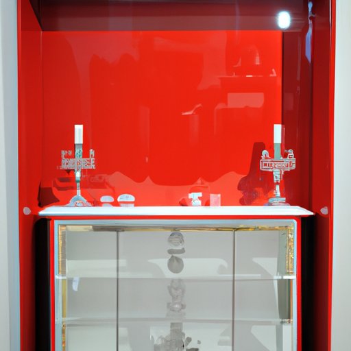 Milsbo vitrineskab sort