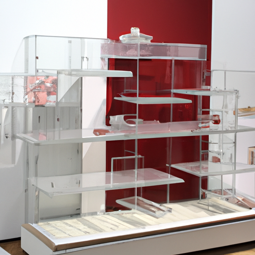 antik fransk vitrineskab