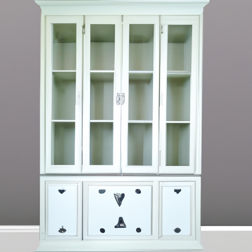 hvidt vitrineskab sælges