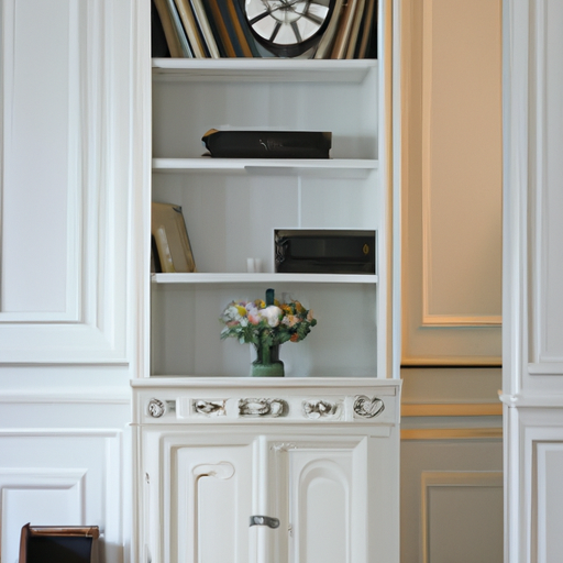 hvidt vitrineskab sælges