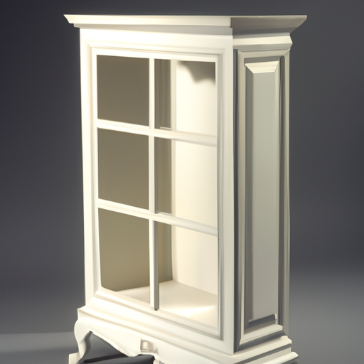 metal vitrineskab brugt