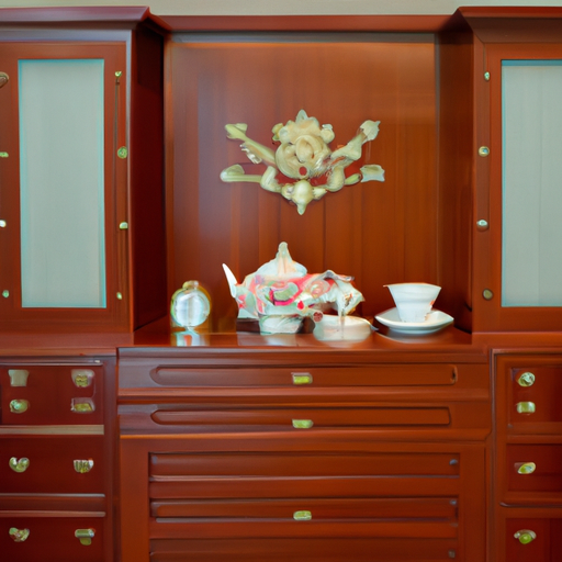 vitrineskab fyrretræ