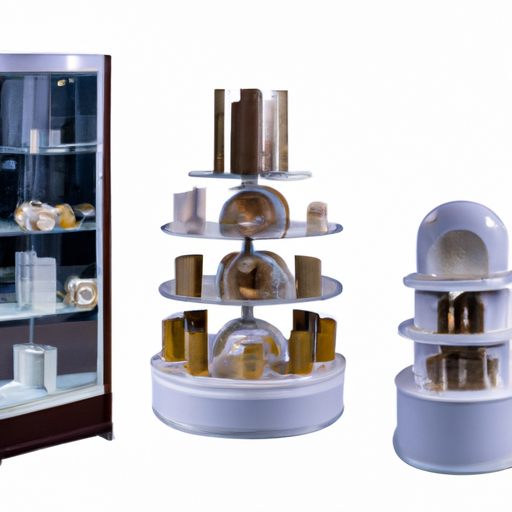 vitrineskab med skuffer