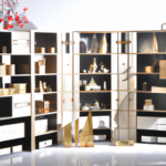 vitrineskab på væg